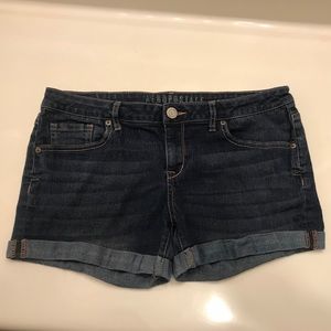 Dark Wash Aeropostale Jean Shorts